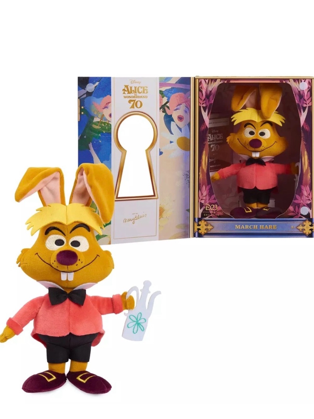 Disney D23 Exclusive March Hare Plush Alice in Wonderland by Mary
Blair NIB